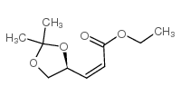 (z)-ethyl-4,5-o-isopropylidene-(s)-4,5-dihydroxy-2-pentenoate picture