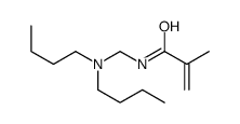 N-[(dibutylamino)methyl]methacrylamide Structure