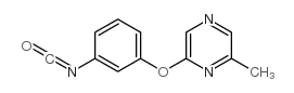 2-(3-isocyanatophenoxy)-6-methylpyrazine Structure