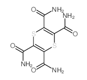 1,4-Dithiin-2,3,5,6-tetracarboxamide结构式