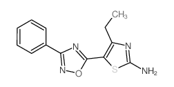 4-乙基-5-(3-苯基-1,2,4-噁二唑-5-基)-1,3-噻唑-2-胺图片