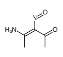 4-amino-3-nitrosopent-3-en-2-one结构式