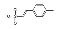 2-(4-methylphenyl)ethenesulfonyl chloride Structure