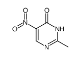 2-Methyl-5-nitropyrimidin-4(1H)-one structure