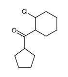 2-Chlor-cyclohexyl-cyclopentyl-keton结构式