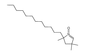 2-Dodecyl-2,4,4-trimethyl-3,4-dihydro-2H-pyrrole 1-oxide Structure