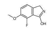 1H-Isoindol-1-one, 7-fluoro-2,3-dihydro-6-Methoxy- structure