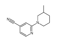 2-(3-methylpiperidin-1-yl)isonicotinonitrile picture