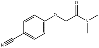 Acetamide, 2-(4-cyanophenoxy)-N,N-dimethyl- Structure