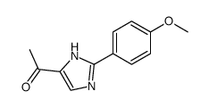 4-acetyl-2-(4-methoxyphenyl)imidazole Structure