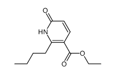 ethyl 2-butyl-6-oxo-1,6-dihydropyridine-3-carboxylate Structure