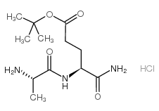 H-Ala-Glu(OtBu)-NH2 · HCl结构式