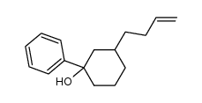 3-(but-3-en-1-yl)-1-phenylcyclohexanol Structure