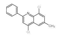 4,8-Dichloro-6-methyl-2-phenylquinoline结构式