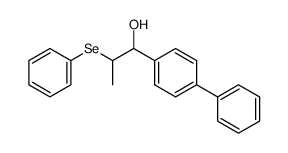 1-([1,1'-biphenyl]-4-yl)-2-(phenylselanyl)propan-1-ol结构式