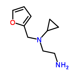 N-Cyclopropyl-N-(2-furylmethyl)-1,2-ethanediamine structure