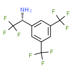 (1R)-1-[3,5-BIS(TRIFLUOROMETHYL)PHENYL]-2,2,2-TRIFLUOROETHYLAMINE Structure