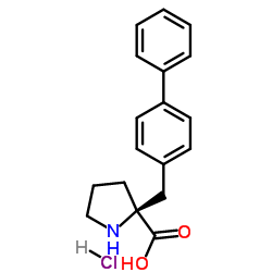 (S)-ALPHA-(4-BIPHENYLMETHYL)-PROLINE-HCL Structure