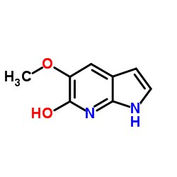 5-Methoxy-1,7-dihydro-6H-pyrrolo[2,3-b]pyridin-6-one Structure