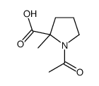 D-Proline, 1-acetyl-2-methyl- Structure