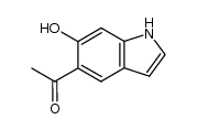 1-(6-hydroxy-1H-indol-5-yl)ethanone Structure