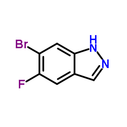 6-Bromo-5-fluoro-1H-indazole structure