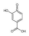 2-hydroxyisonicotinic acid N-oxide Structure