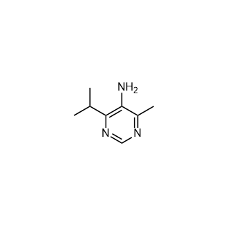 4-Isopropyl-6-methylpyrimidin-5-amine Structure