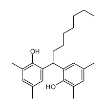 2-[1-(2-hydroxy-3,5-dimethylphenyl)octyl]-4,6-dimethylphenol Structure