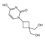 1-[3,3-bis(hydroxymethyl)cyclobutyl]pyrimidine-2,4-dione Structure