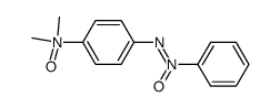 N,N-dimethyl-4-((Z)-phenyl-ONN-azoxy)-aniline-N-oxide结构式