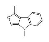 3,8-Dimethylisoxazolo[3,4-b]indole结构式