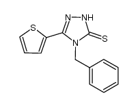 4-BENZYL-5-(2-THIENYL)-1,2,4-TRIAZOLE-3-THIOL Structure