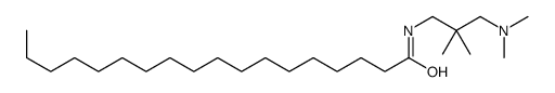 N-[3-(dimethylamino)-2,2-dimethylpropyl]octadecanamide结构式