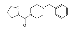 (4-benzylpiperazin-1-yl)-(oxolan-2-yl)methanone Structure