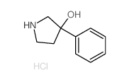 3-phenylpyrrolidin-3-ol hydrochloride结构式