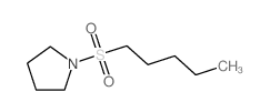 Pyrrolidine,1-(pentylsulfonyl)- structure