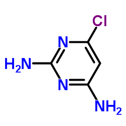 6-Chloropyrimidine-2,4-diamine structure