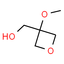 (3-methoxyoxetan-3-yl)methanol structure