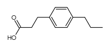 3-(4-propylphenyl)propanoic acid Structure