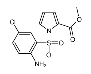 methyl 1-(2-amino-5-chlorophenyl)sulfonylpyrrole-2-carboxylate Structure