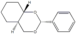 4H-1,3-Benzodioxin,hexahydro-2-phenyl-,(2R,4aR,8aS)-rel-(9CI) structure