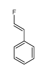 2-fluoroethenylbenzene Structure