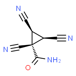 Cyclopropanecarboxamide, 1,2,3-tricyano-, (1alpha,2beta,3beta)- (9CI) Structure