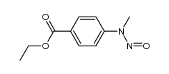 ethyl 4-N-methyl-N-nitrosoaminobenzoate Structure