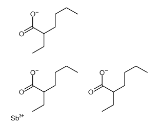 antimony (III) 2-ethylhexanoate Structure