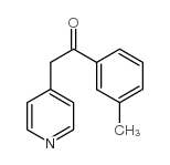 2-吡啶-4-基-1-间甲苯乙酮结构式