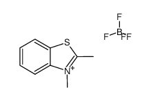 2,3-Dimethylbenzothiazolium tetrafluoroborate Structure