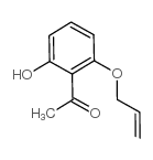 1-[2-(ALLYLOXY)-6-HYDROXYPHENYL]ETHAN-1-ONE Structure