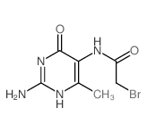 Acetamide,N-(2-amino-1,6-dihydro-4-methyl-6-oxo-5-pyrimidinyl)-2-bromo- picture